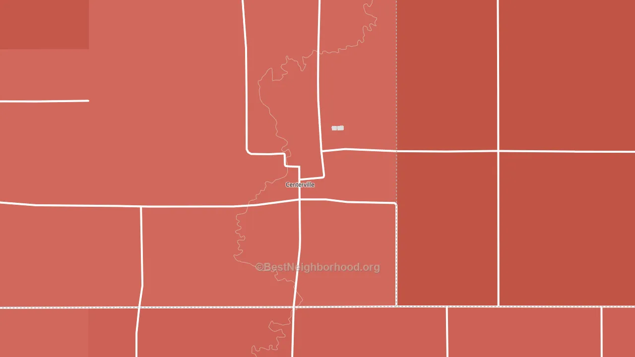 57014, SD block-group political-lean map