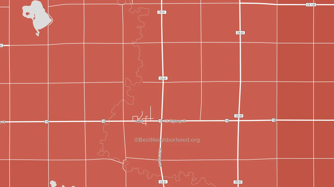 57021, SD block-group political-lean map