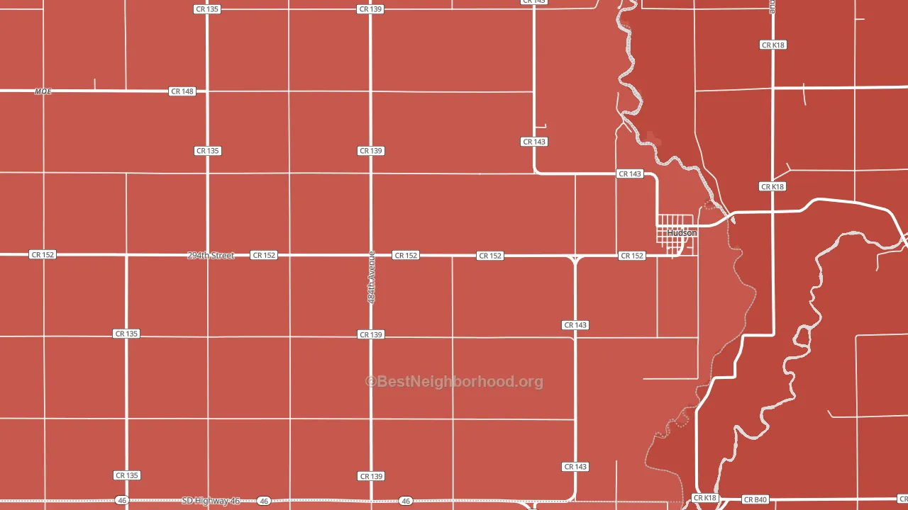 57034, SD block-group political-lean map