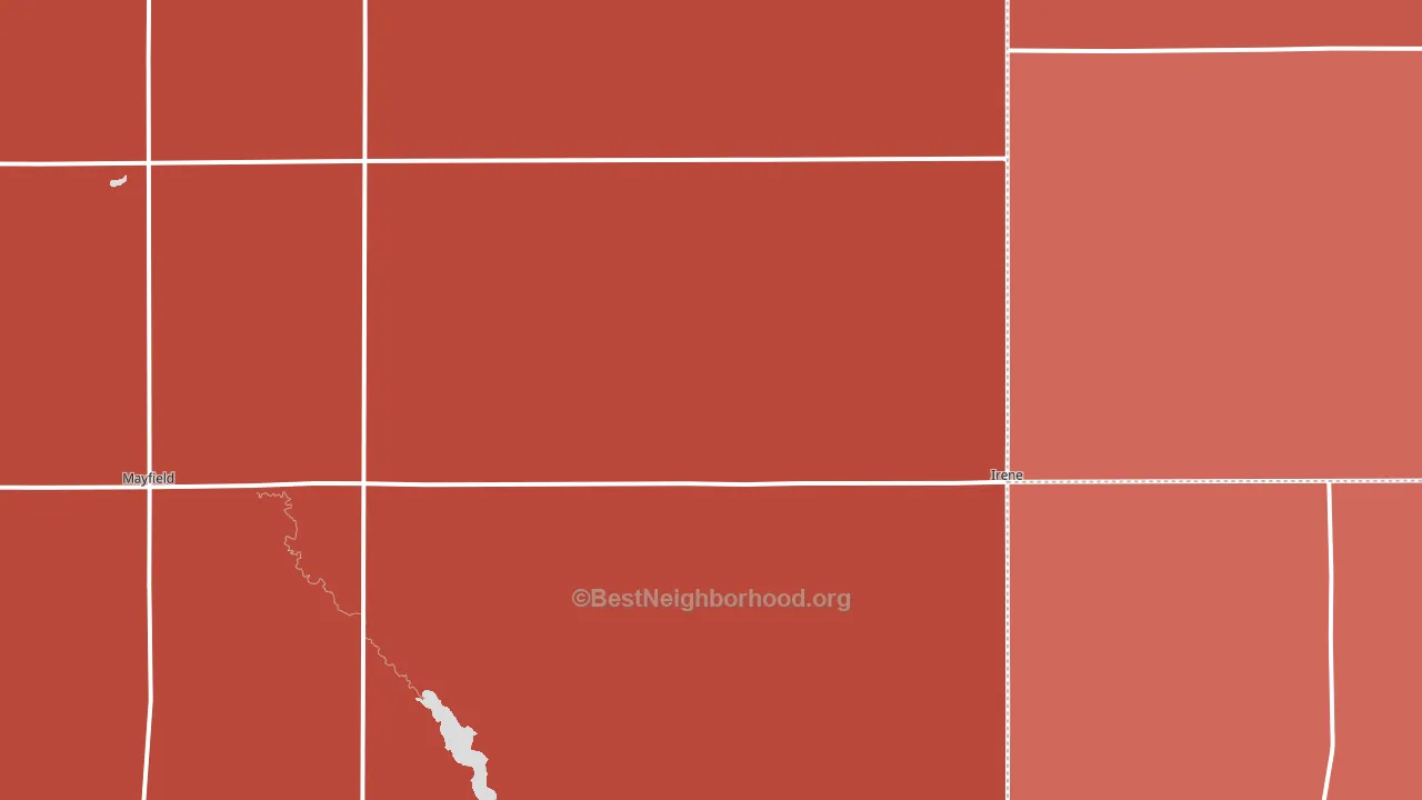 57037, SD block-group political-lean map