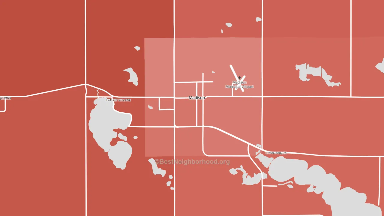 57042, SD block-group political-lean map