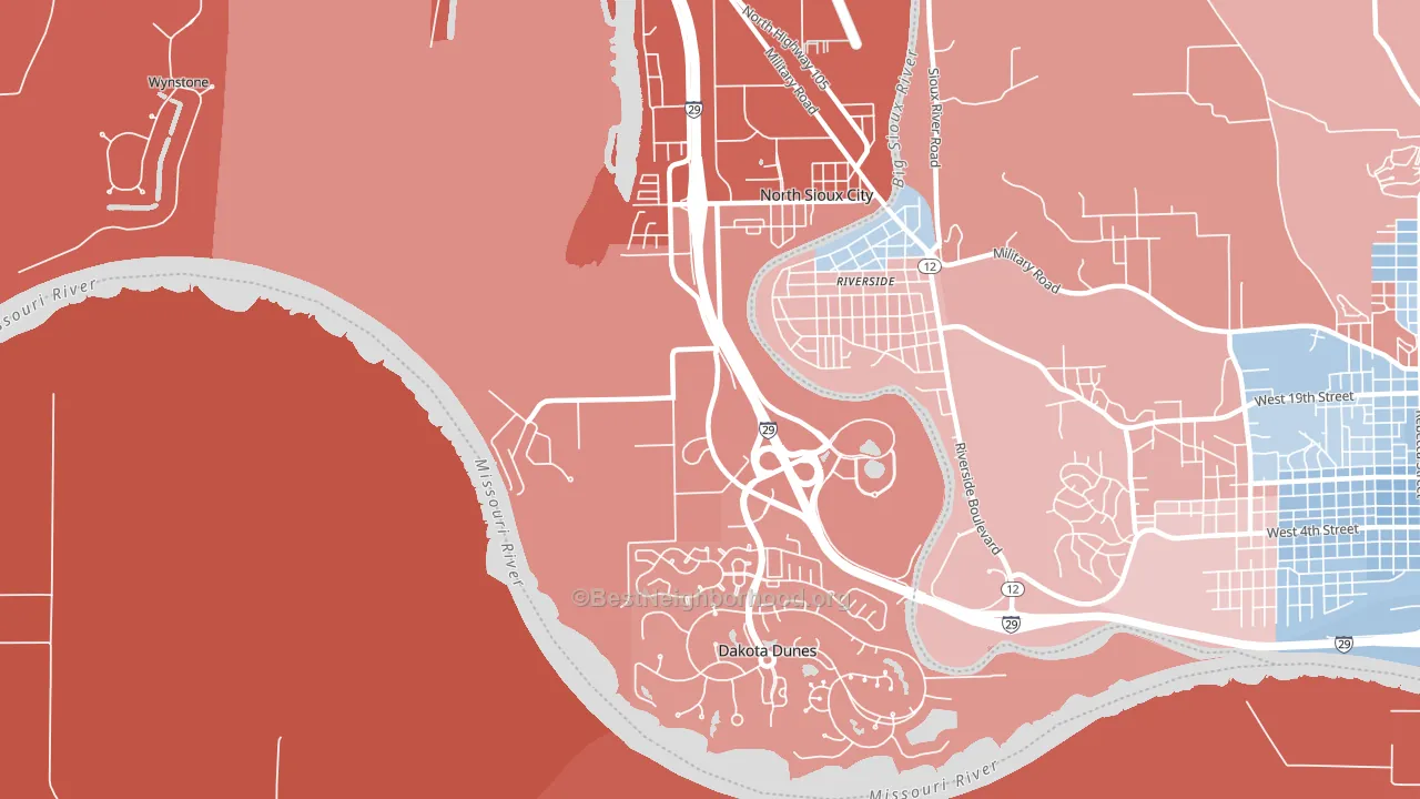 57049, SD block-group political-lean map