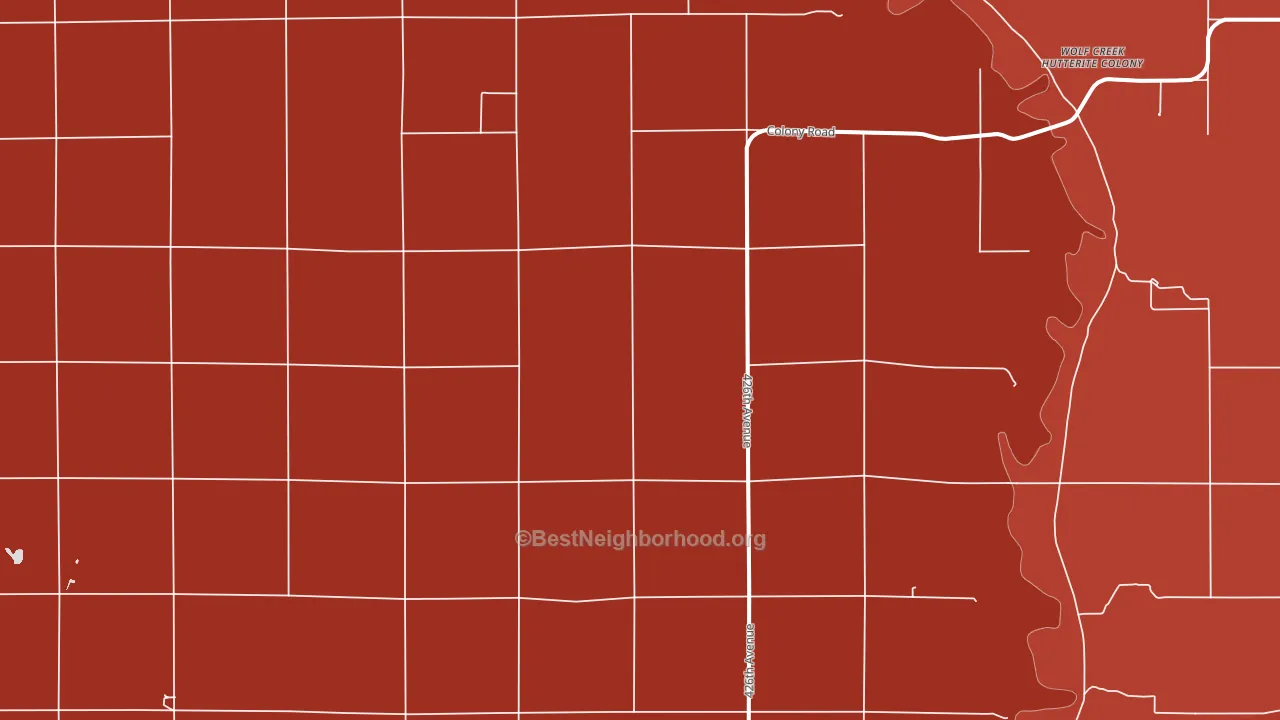 57052, SD block-group political-lean map