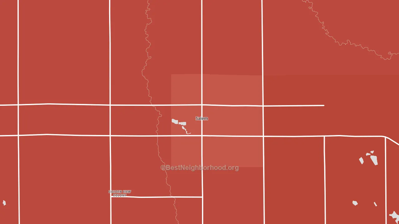 57058, SD block-group political-lean map