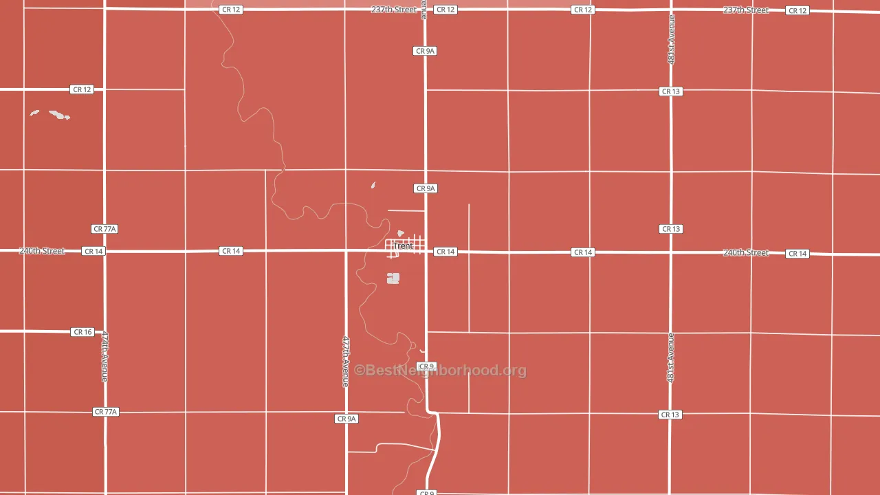 57065, SD block-group political-lean map