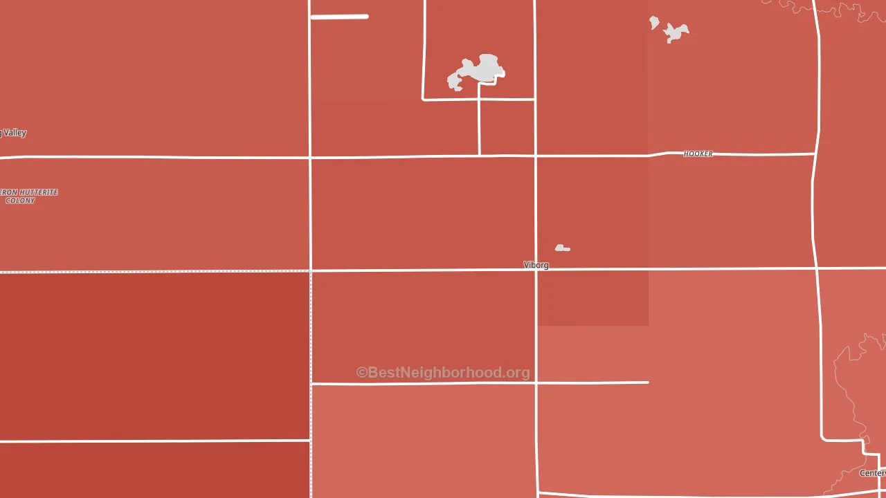 57070, SD block-group political-lean map