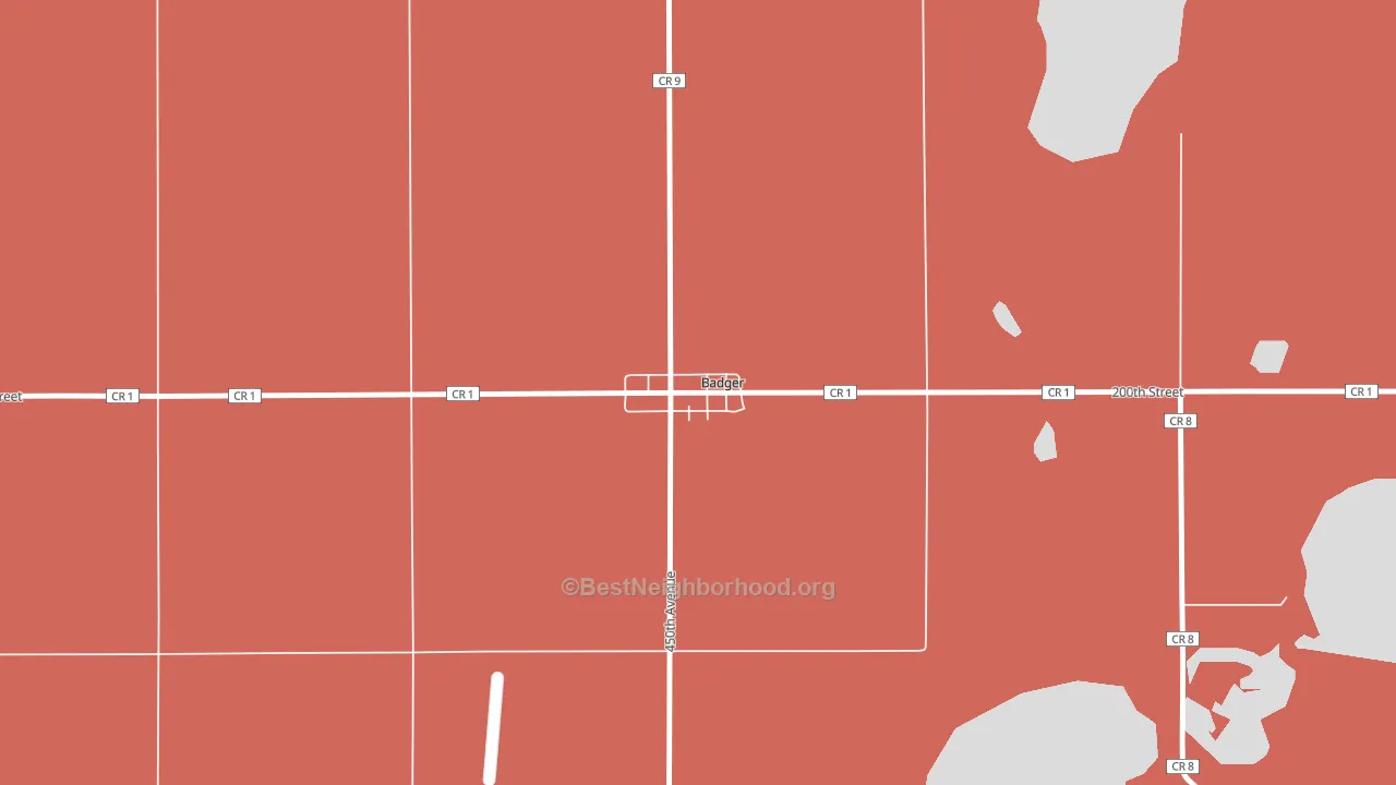 57214, SD block-group political-lean map