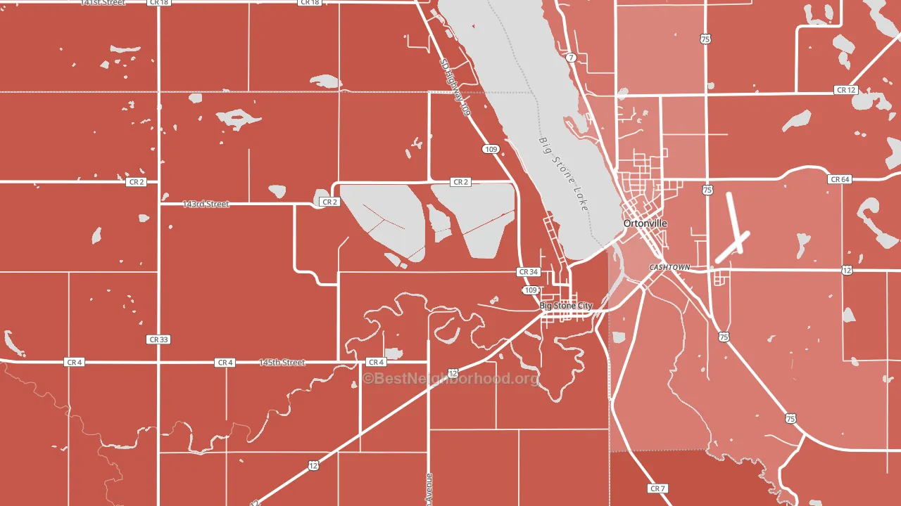 57216, SD block-group political-lean map