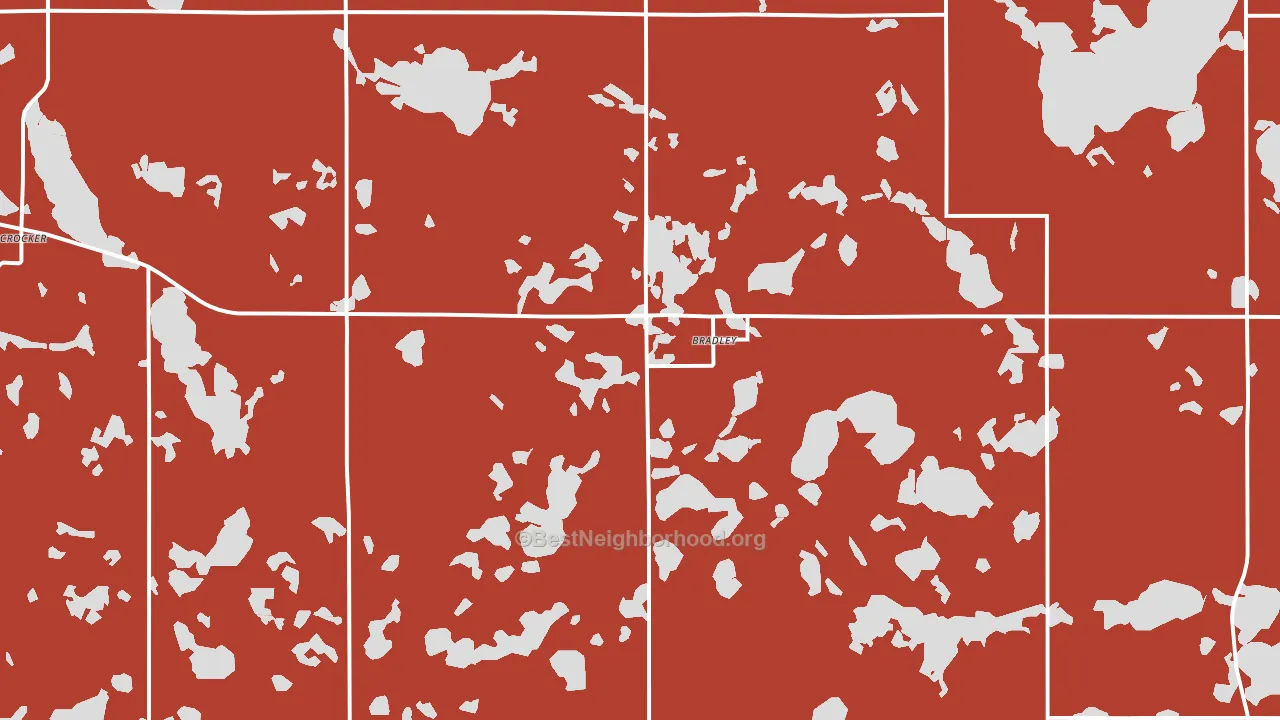57217, SD block-group political-lean map