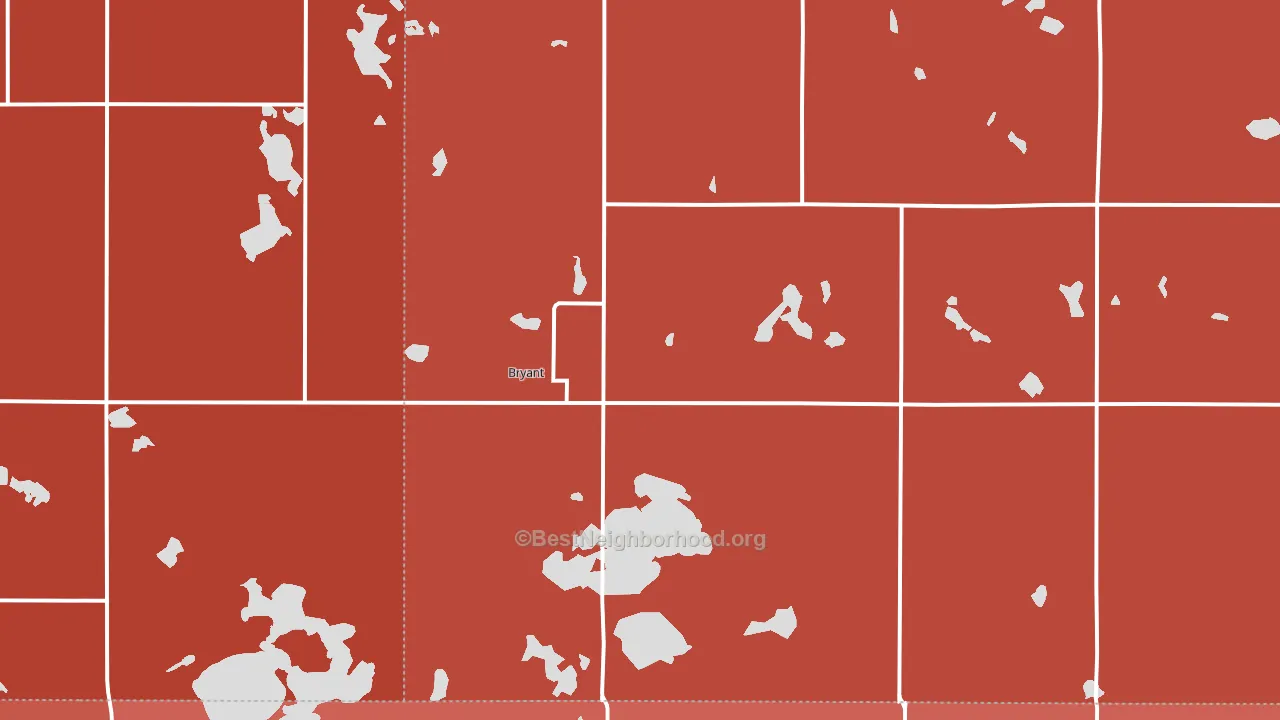 57221, SD block-group political-lean map