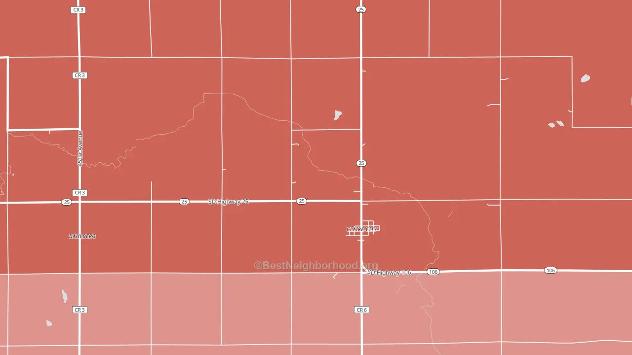 57224, SD block-group political-lean map