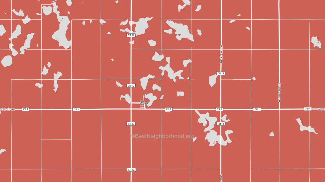 57233, SD block-group political-lean map