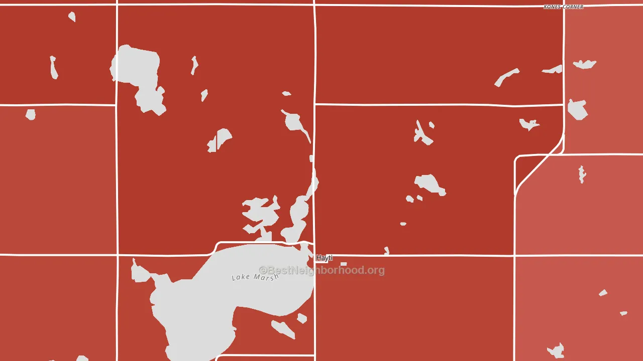 57241, SD block-group political-lean map