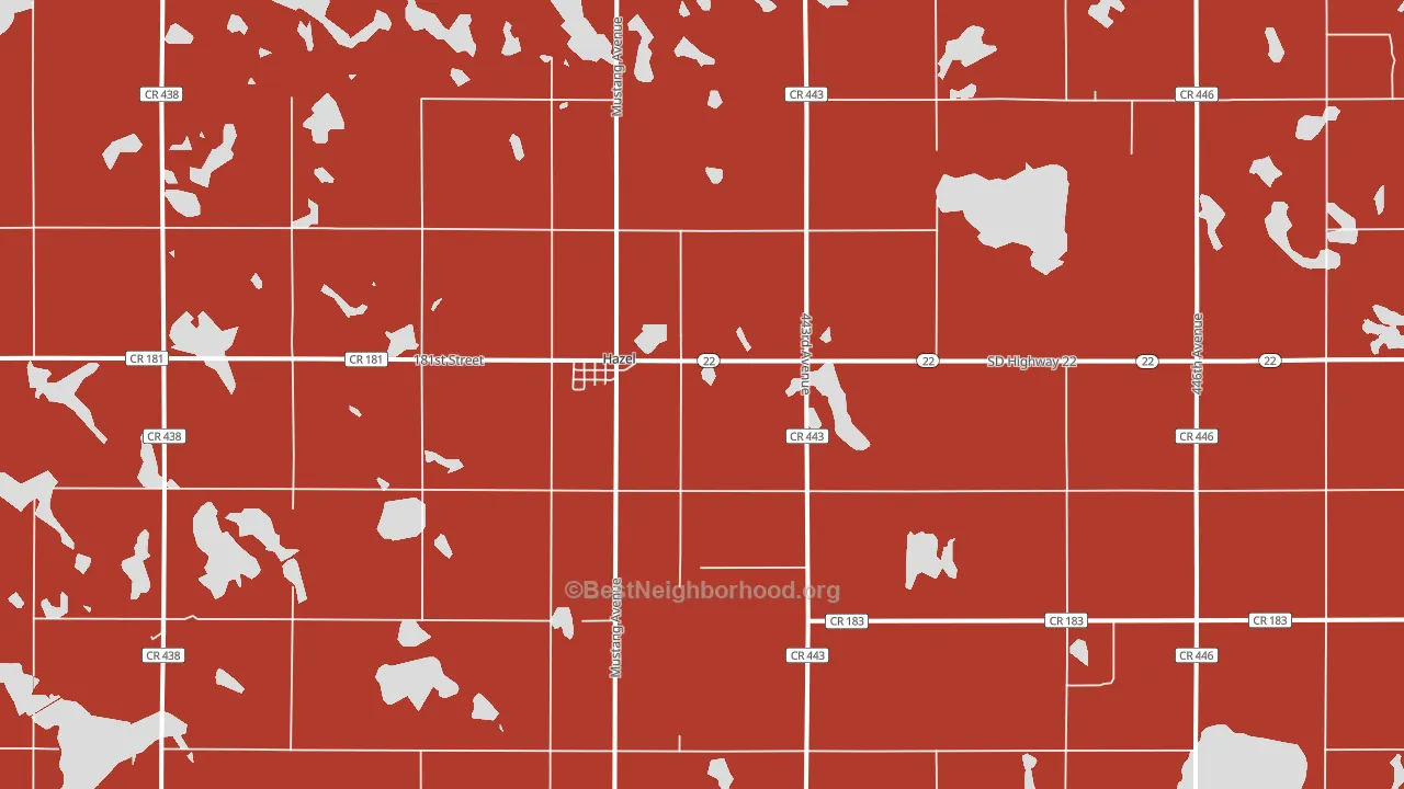57242, SD block-group political-lean map