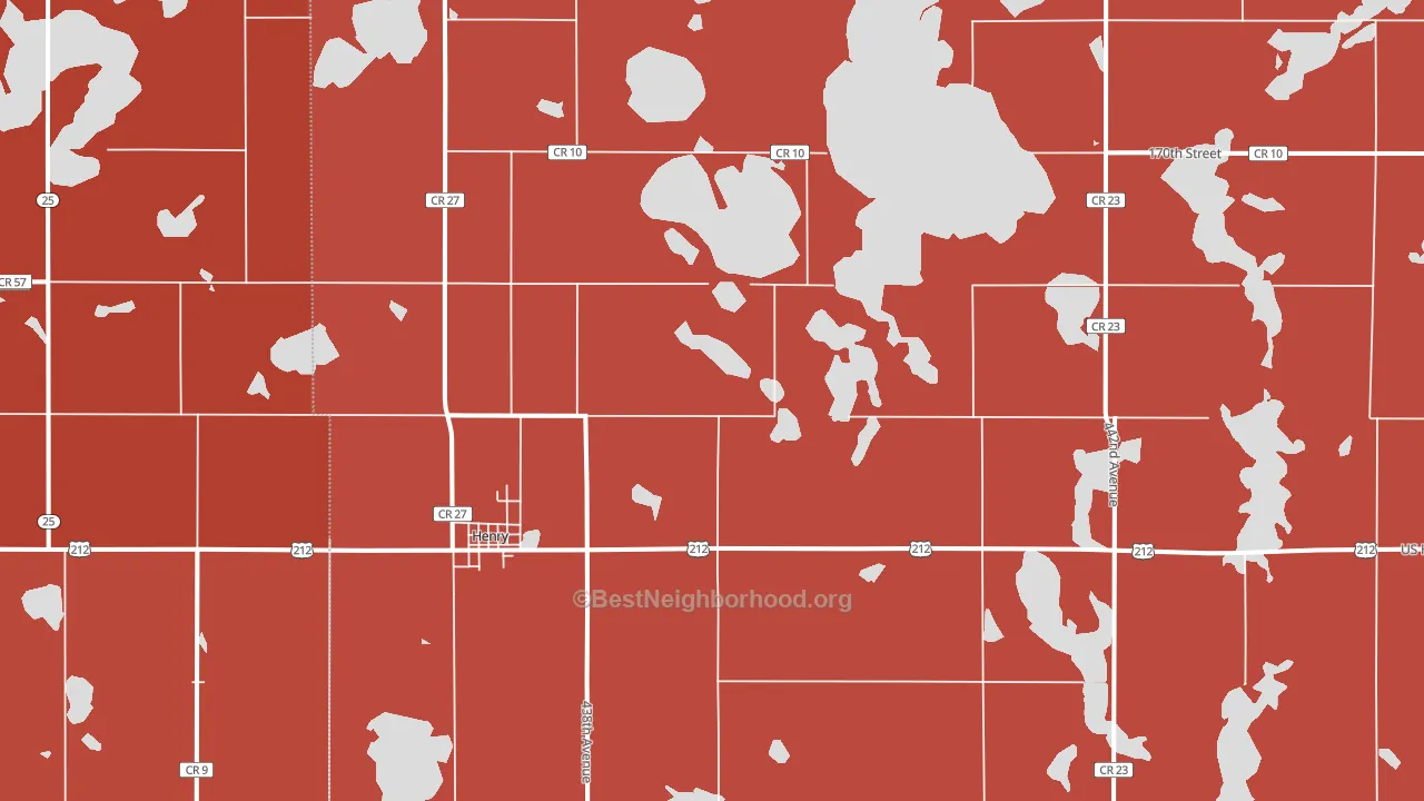 57243, SD block-group political-lean map
