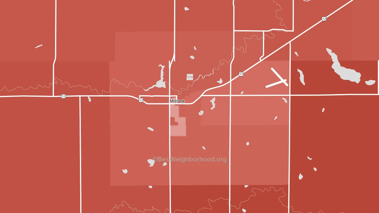 57252, SD block-group political-lean map
