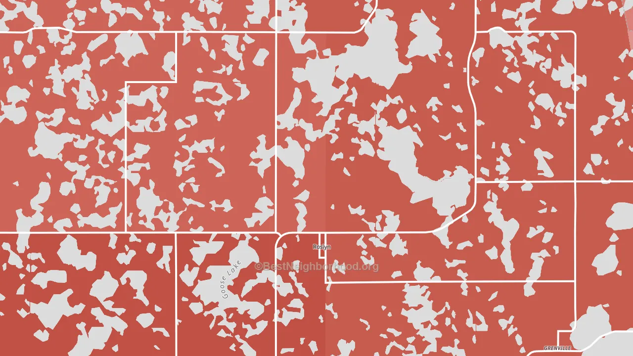 57261, SD block-group political-lean map