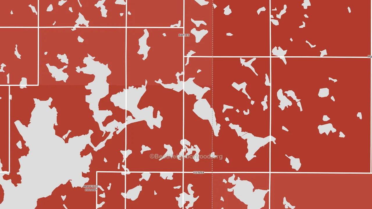 57271, SD block-group political-lean map