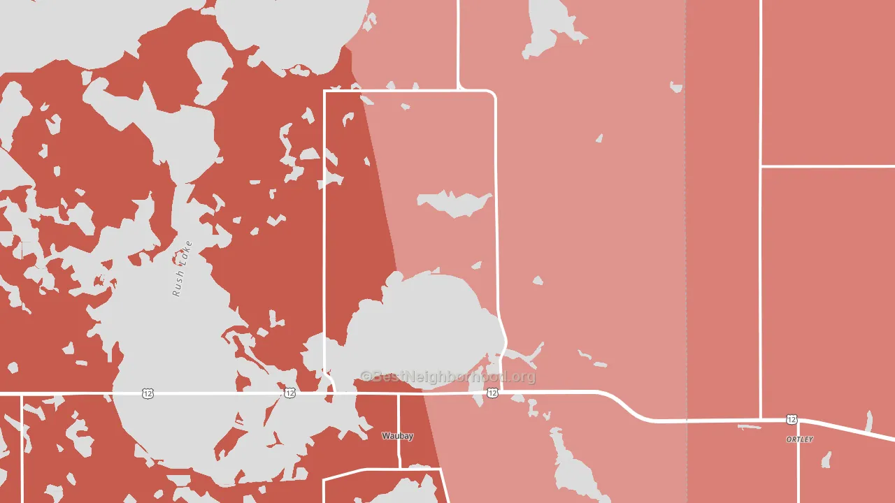 57273, SD block-group political-lean map