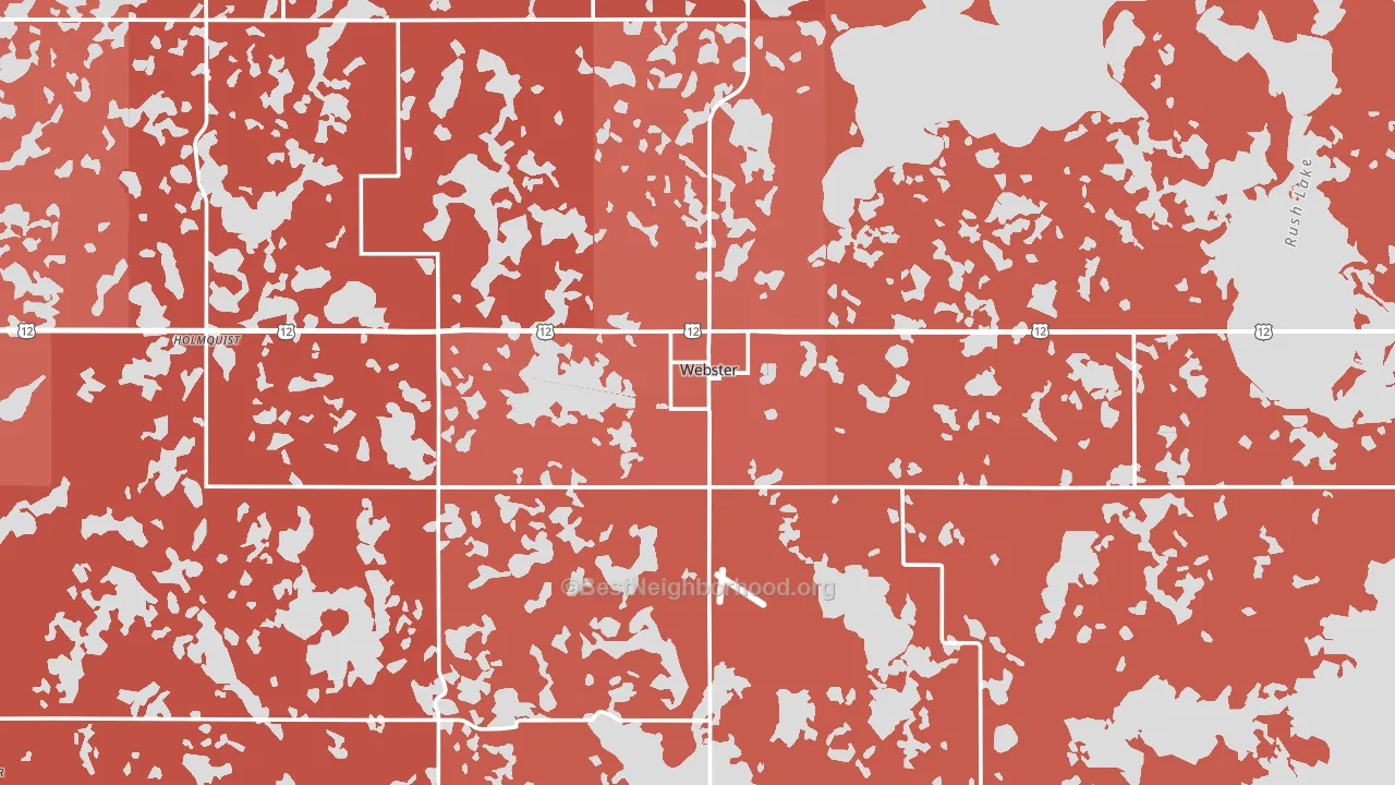 57274, SD block-group political-lean map
