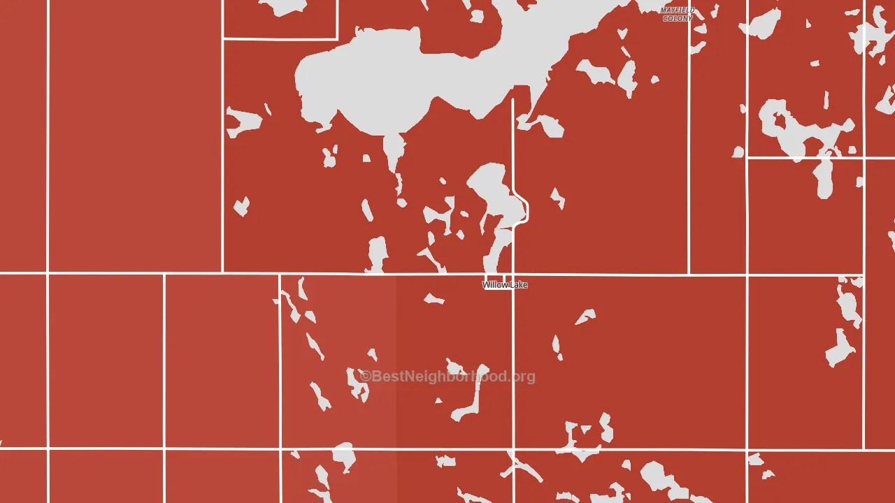57278, SD block-group political-lean map
