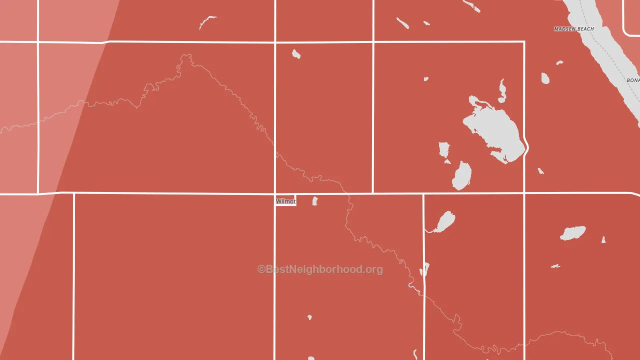 57279, SD block-group political-lean map