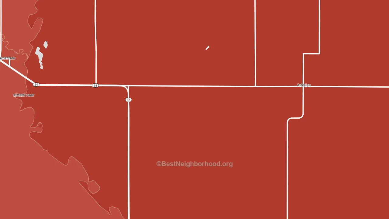 57314, SD block-group political-lean map
