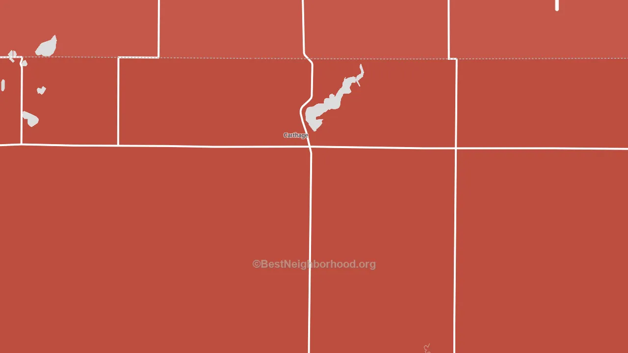 57323, SD block-group political-lean map