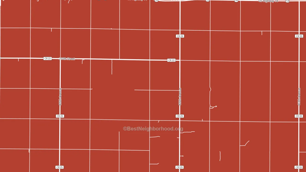 57324, SD block-group political-lean map