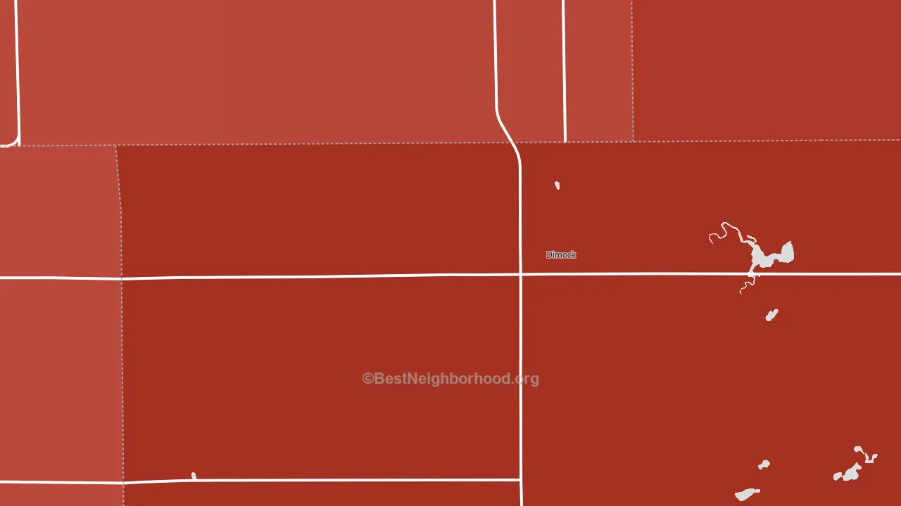 57331, SD block-group political-lean map