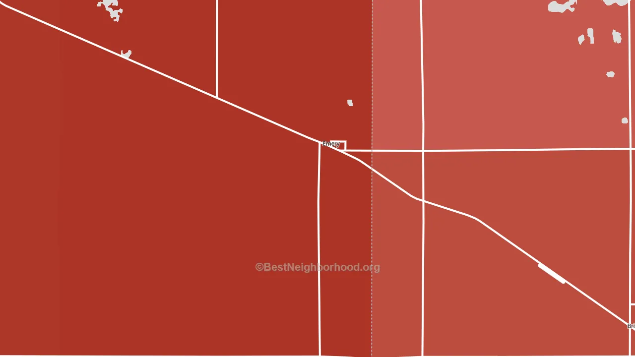 57332, SD block-group political-lean map