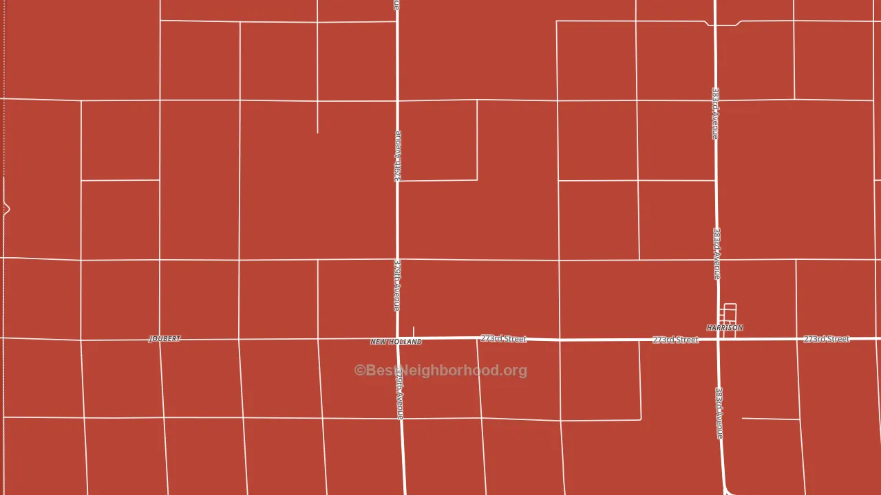 57344, SD block-group political-lean map