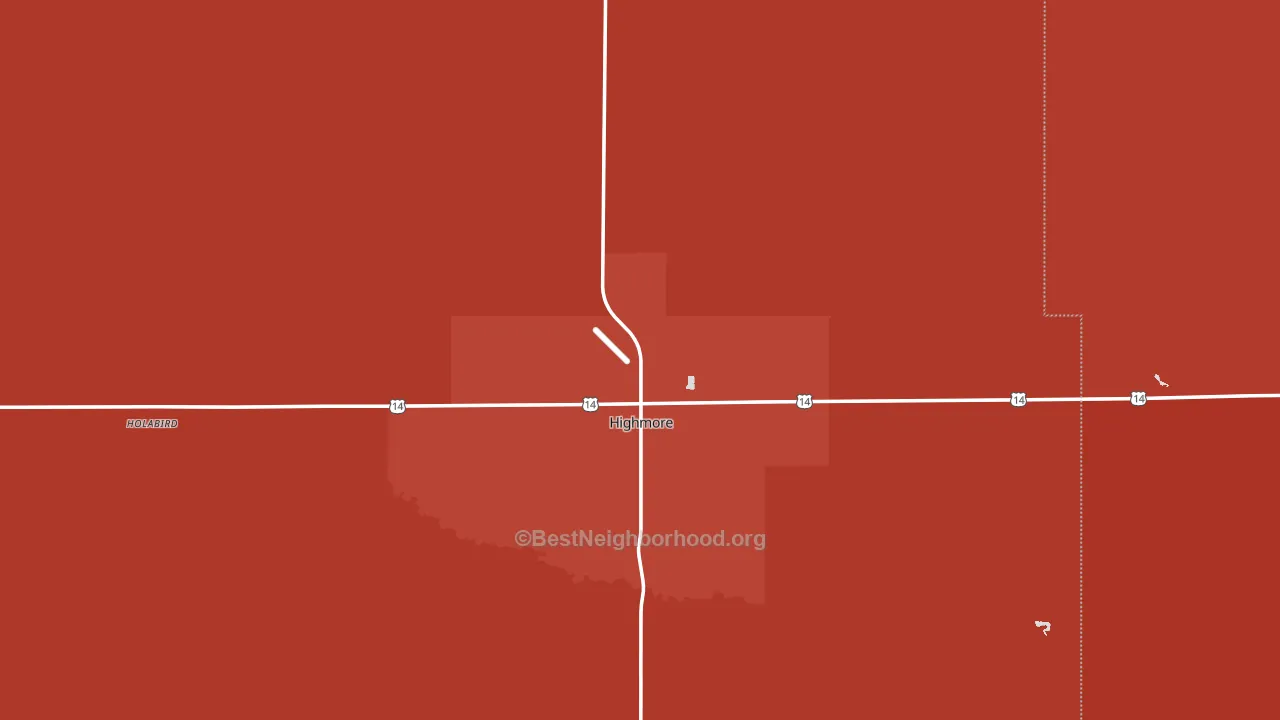 57345, SD block-group political-lean map