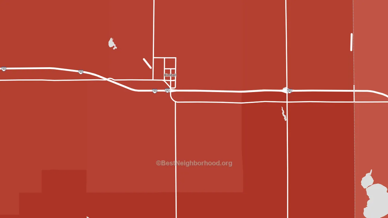 57355, SD block-group political-lean map