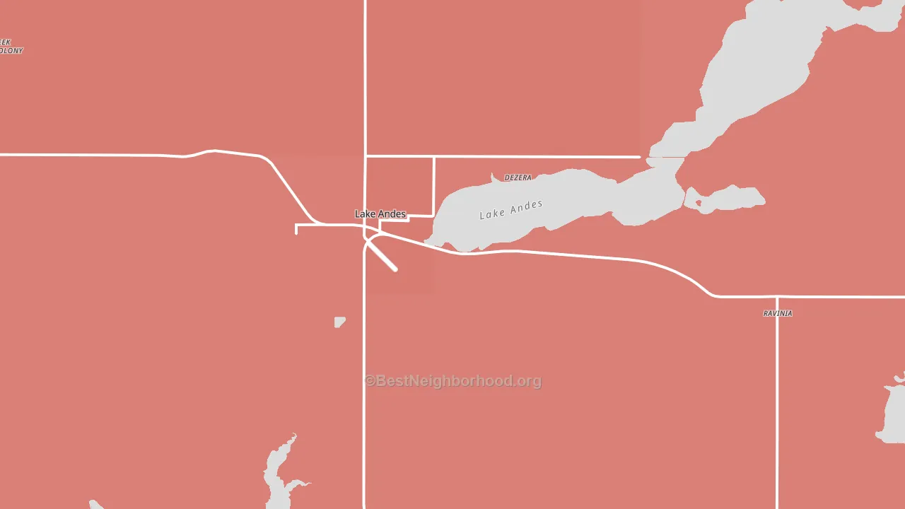 57356, SD block-group political-lean map