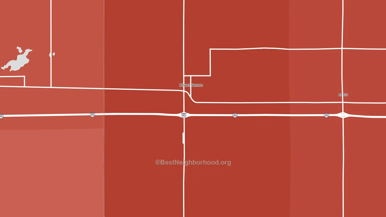 57363, SD block-group political-lean map