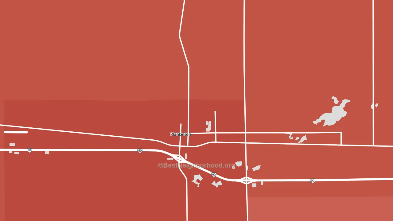 57368, SD block-group political-lean map