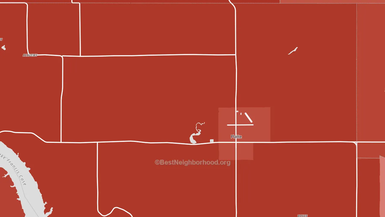 57369, SD block-group political-lean map