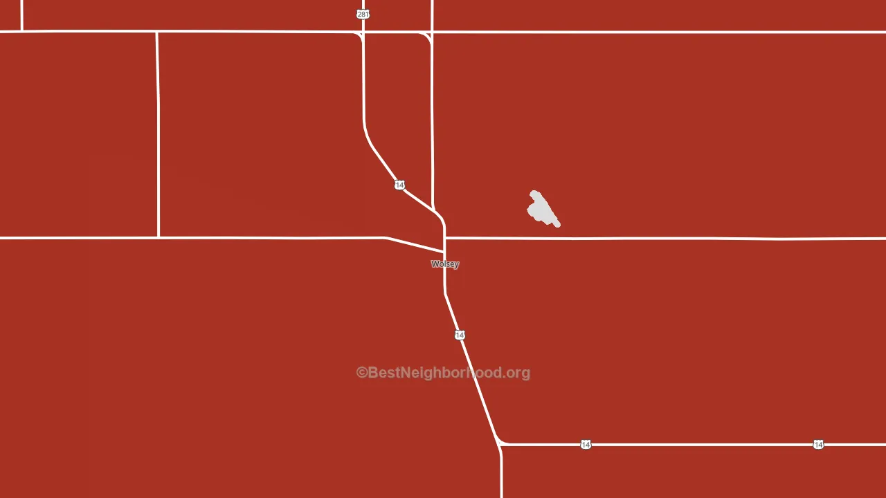 57384, SD block-group political-lean map