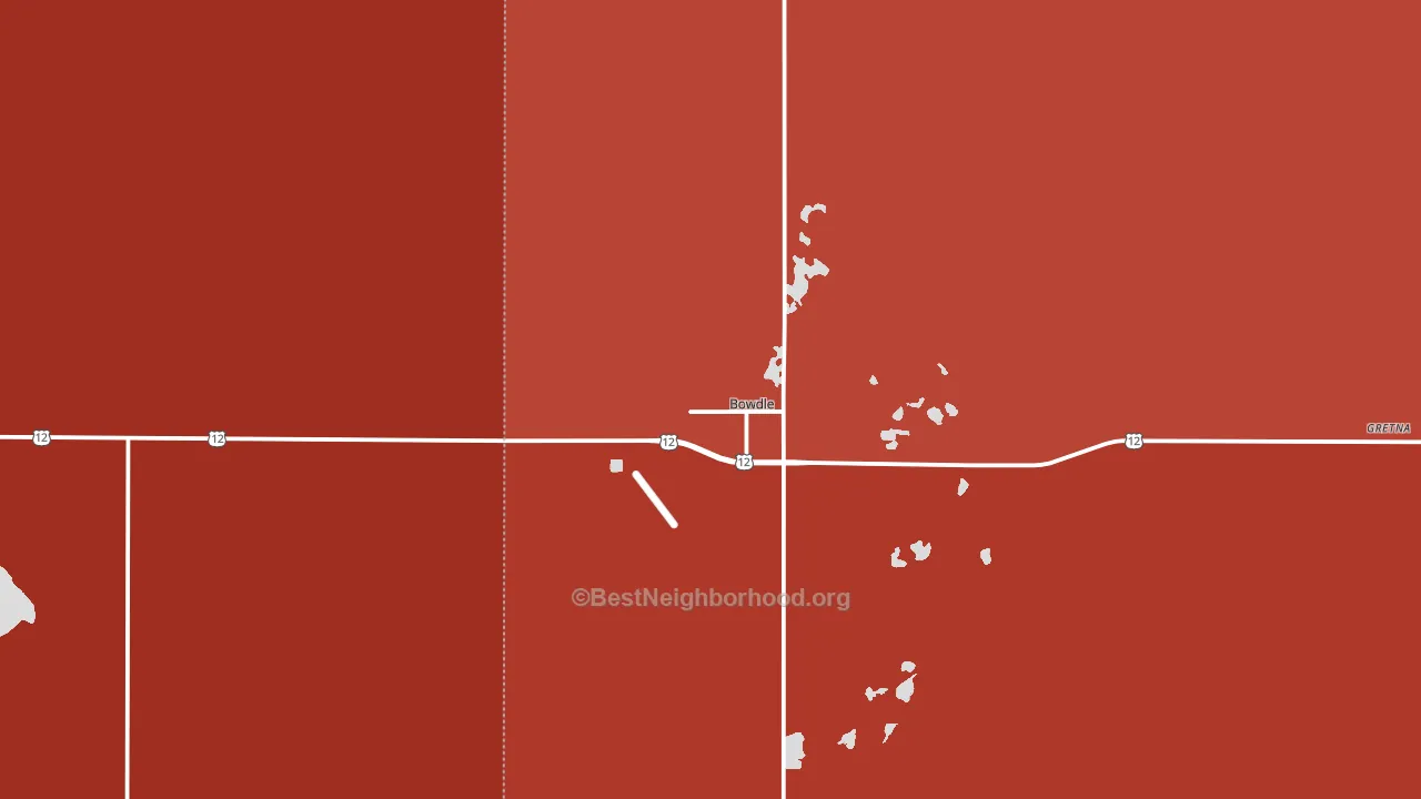 57428, SD block-group political-lean map