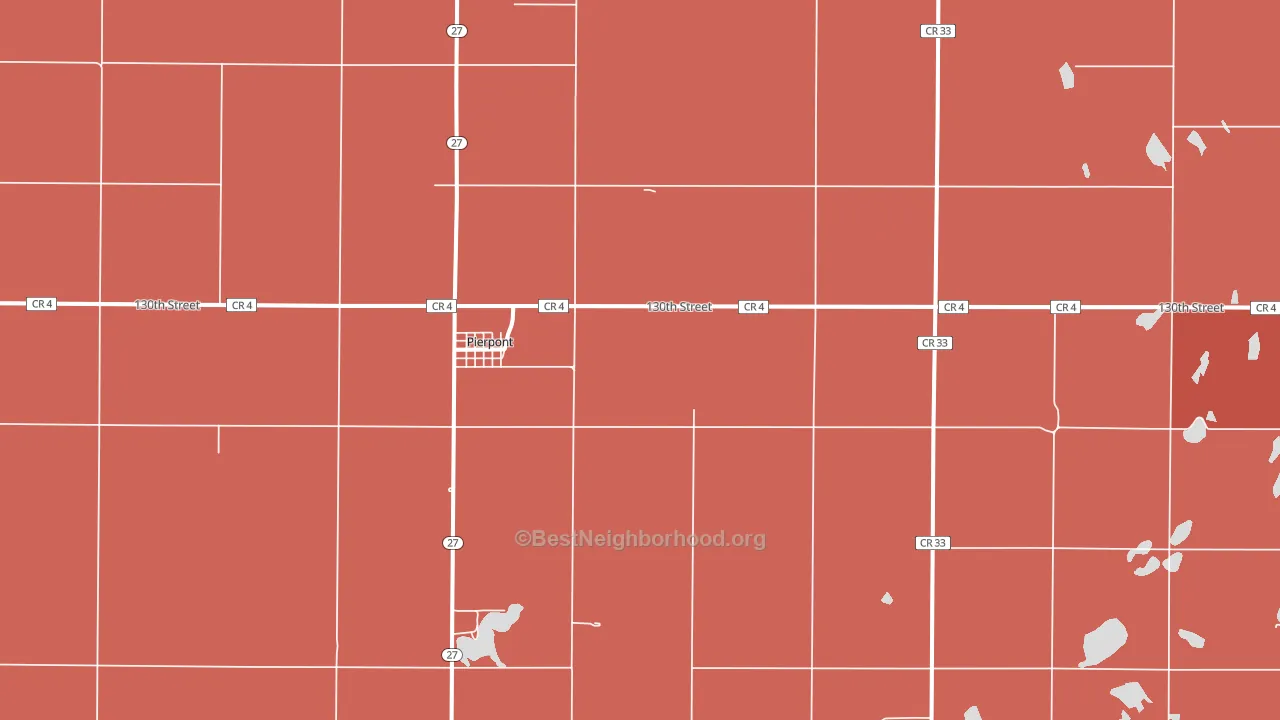 57468, SD block-group political-lean map