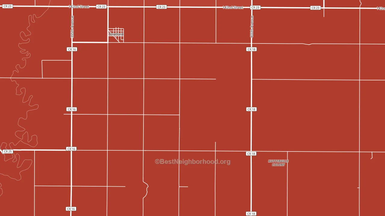 57474, SD block-group political-lean map