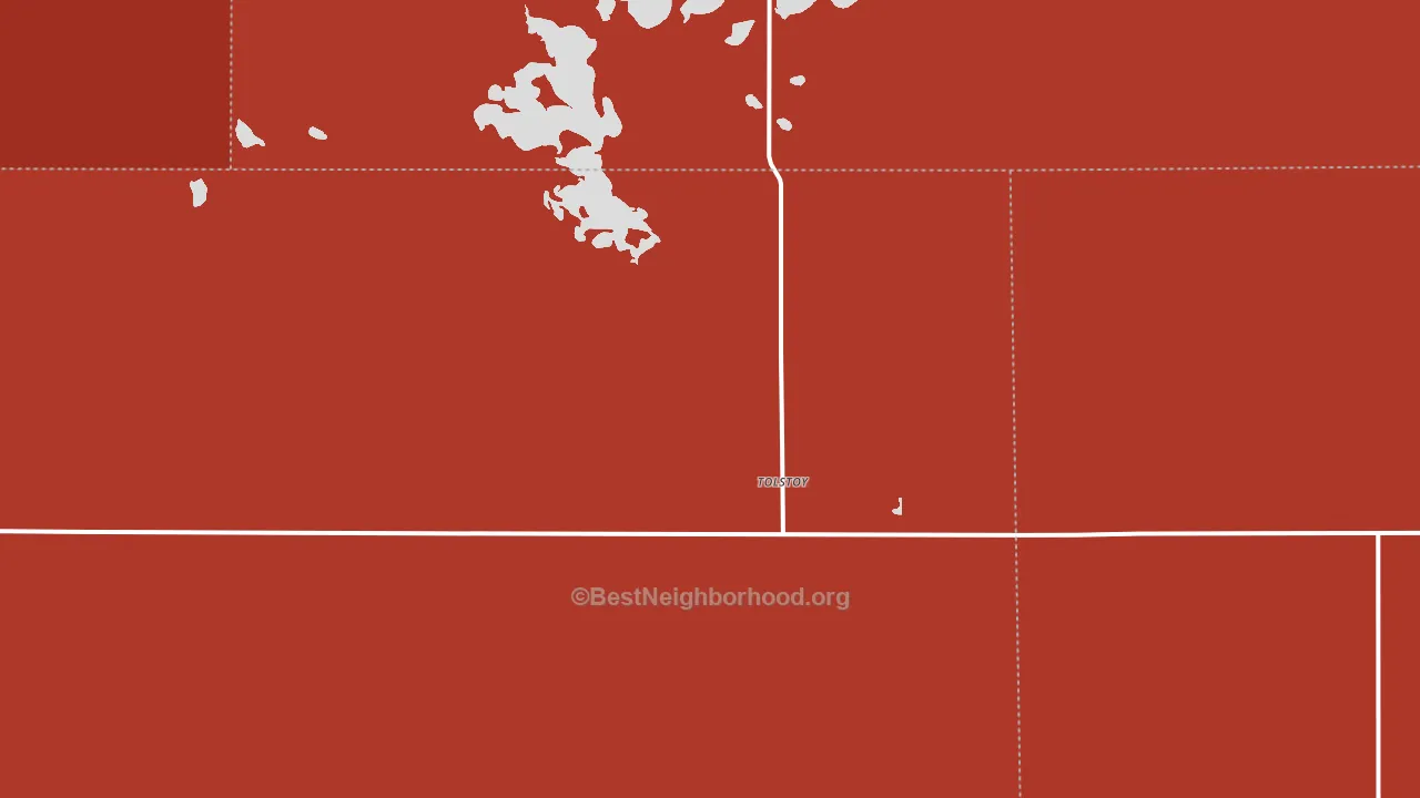 57475, SD block-group political-lean map
