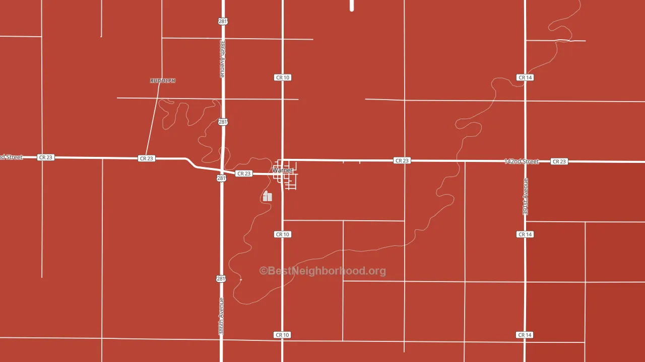 57479, SD block-group political-lean map