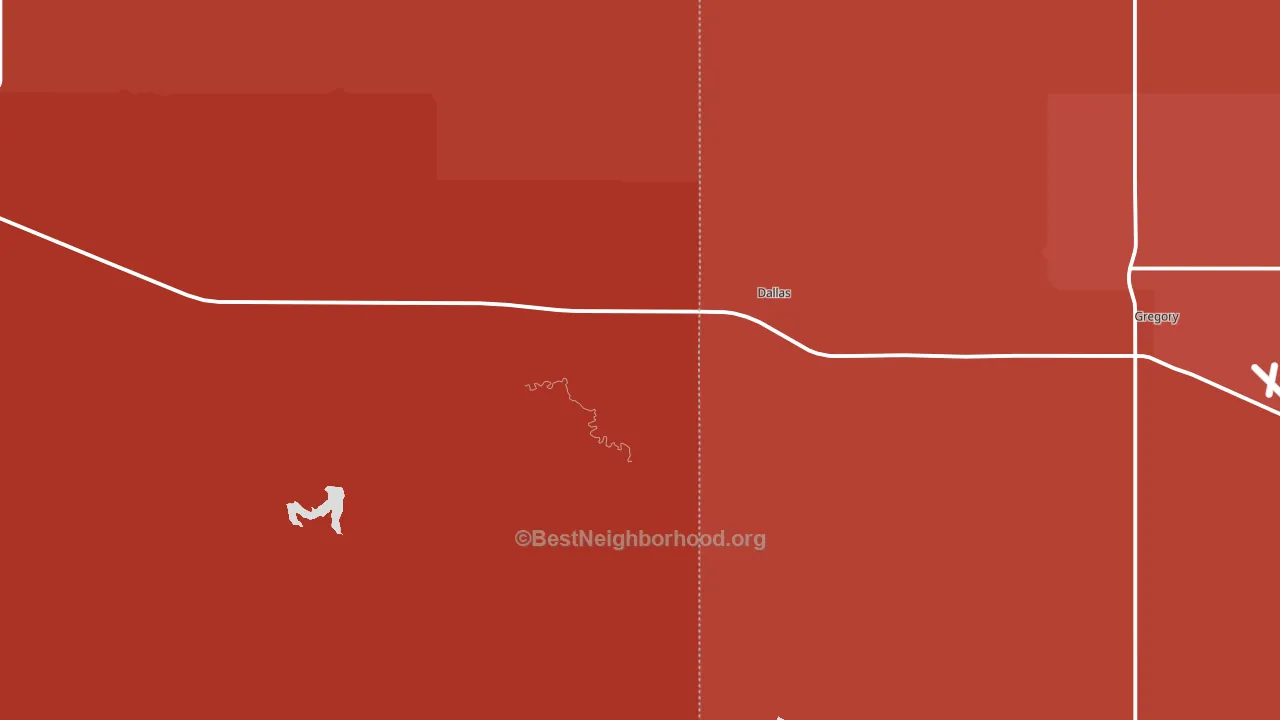 57529, SD block-group political-lean map