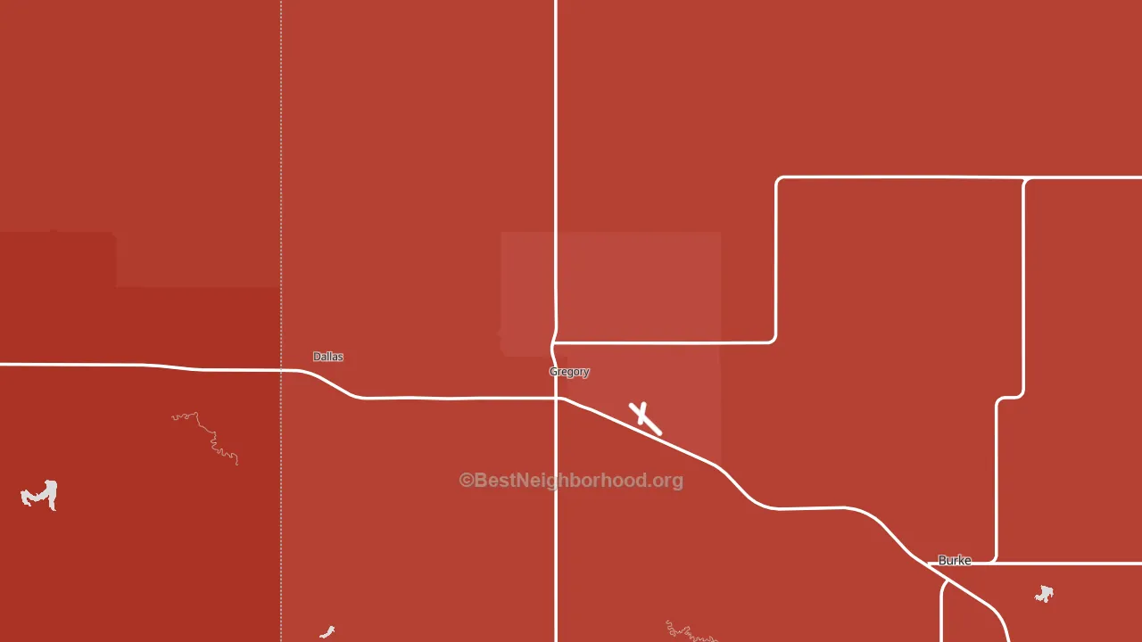 57533, SD block-group political-lean map