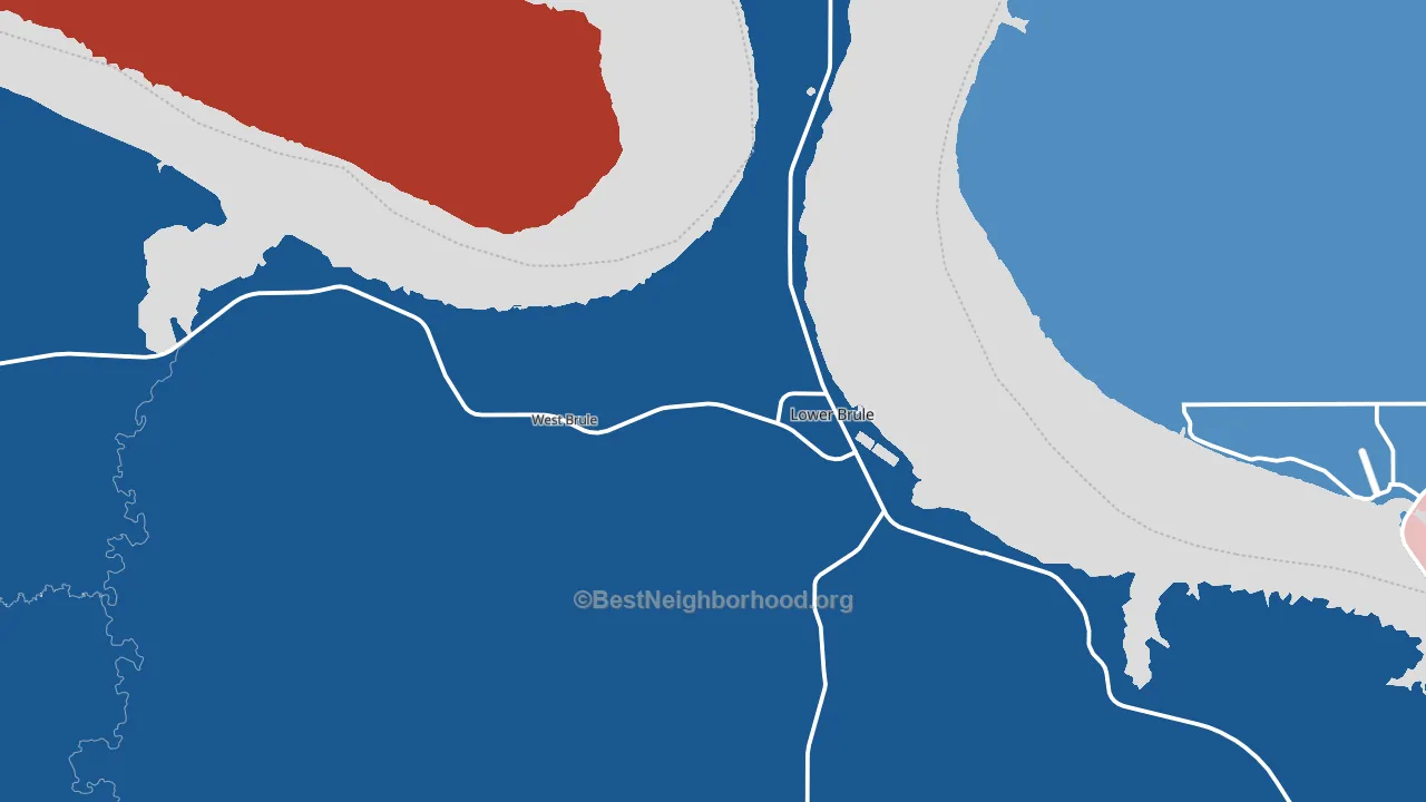 57548, SD block-group political-lean map