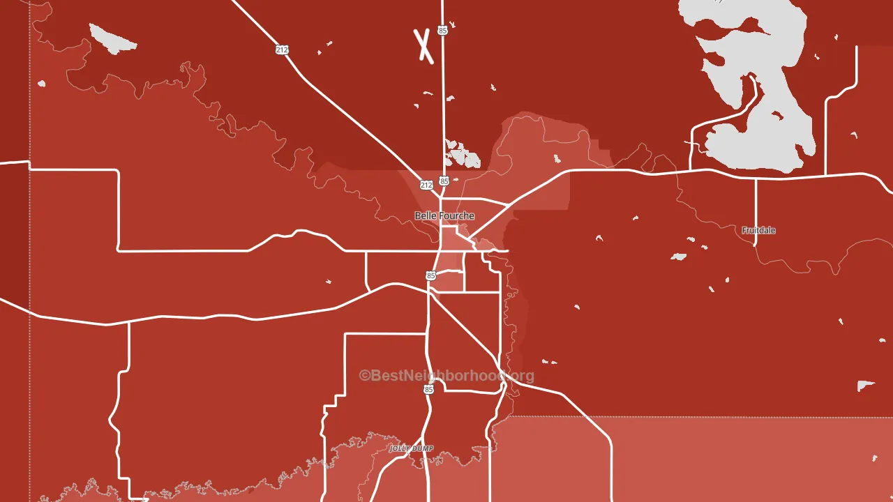 57717, SD block-group political-lean map