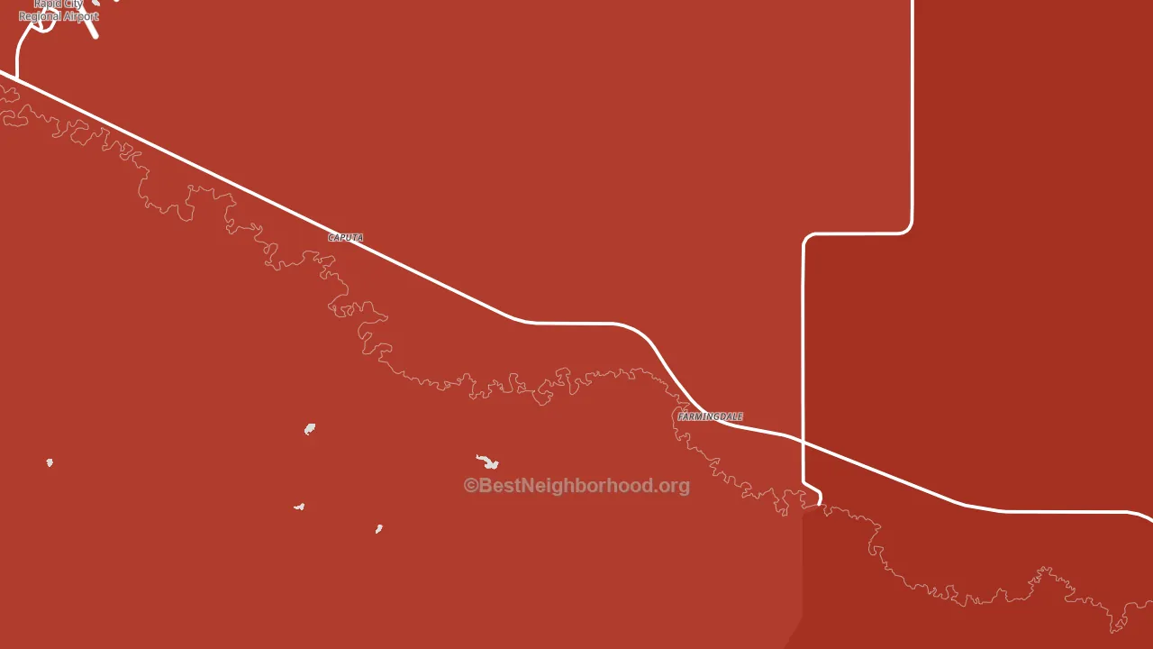 57725, SD block-group political-lean map