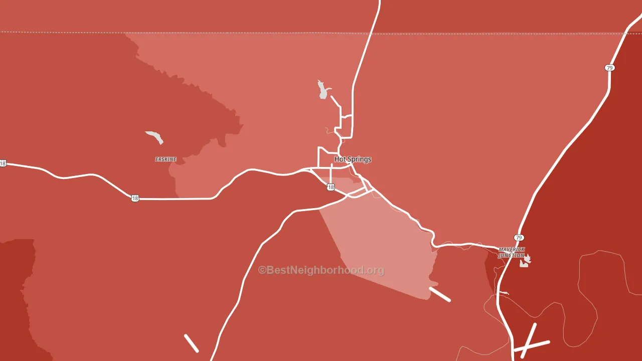 57747, SD block-group political-lean map
